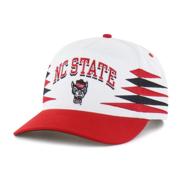 White/Red Adjustable Diamond Cut Hi